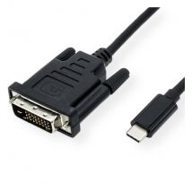 Value - Cavo adattatore USB Tipo C - DVI, ST/ST, 1 m