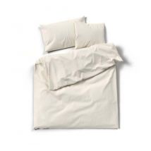 Lotus - Biancheria da letto in raso di lana bianco - 240 x 240 cm