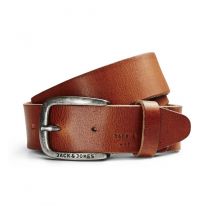JACK & JONES - Noos Leather Belt, Light Brown