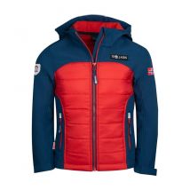 Trollkids - Jacket Lysefjord - 152 cm - Blue and Red