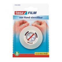 Tesa - FILM Ruban adhésif, déchirable à main, transparent 25 m x 19 mm