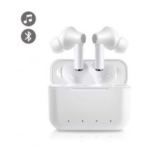 Evetane - Ecouteurs Intra-Auriculaires Bluetooth - Blanc