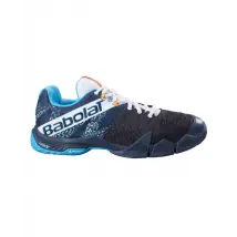 Scarpe Padel Babolat MOVEA Grey/Scuba blu, Taglia 10 UK