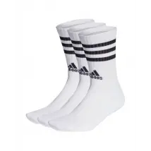 Calzini ADIDAS 3 STRIPES Cushioned WHITE x3, Taglia 37-39 40-42 43-45