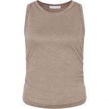 Mandala Damen Cropped Ruffled Top