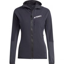 adidas Terrex Damen Techrock Hooded Wind Fleece Jacke