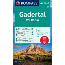 Kompass Verlag WK 51 Gadertal - Val Badia