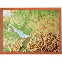 Georelief 3D Reliefkarte Bodensee