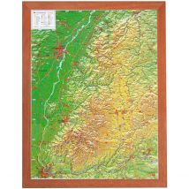 Georelief 3D Reliefkarte Schwarzwald