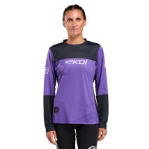 Maillot vtt manches longues perf violet femme - Talla XS - EKOÏ