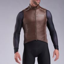 Chaleco ekoi perf cortavientos ligero láser choco - Talla S - EKOÏ
