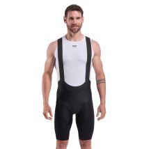 Culotte con tirantes ekoi racing david minard negro plata - Talla XXL - EKOÏ