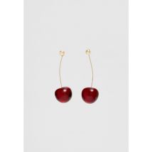 Stradivarius Boucles d’oreilles cerise  Or OS