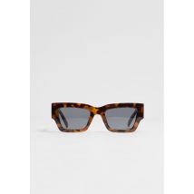 Stradivarius Lunettes de soleil carrées écaille  Marron OS