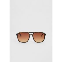 Stradivarius Lunettes de soleil style rétro  Marron OS