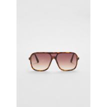 Stradivarius Lunettes de soleil style rétro  Marron OS