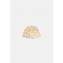Stradivarius Bonnet casquette à paillettes  Écru OS
