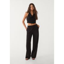 Stradivarius Pantalon habillé fluide  Noir L