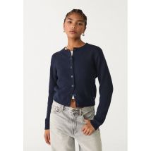 Stradivarius Gilet maille boutons  Marine S