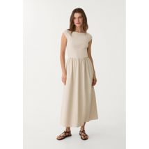 Stradivarius Robe midi contrastante  Pierre S