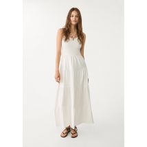 Stradivarius Robe longue fluide  Blanc M