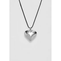 Stradivarius Collier avec charm cœur  Gris OS