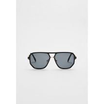 Stradivarius Lunettes de soleil bimatière  Noir OS