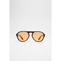 Stradivarius Lunettes de soleil style aviateur  Marron OS