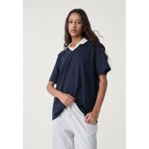 Stradivarius T-shirt à col polo  Marine L