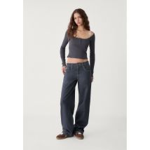 Stradivarius Jean baggy loose  Gris moyen 36
