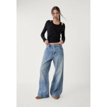 Stradivarius Jean baggy  Bleu clair 42