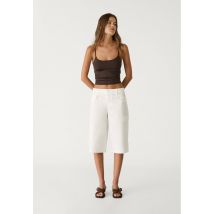 Stradivarius Bermuda cargo à poches  Écru 40
