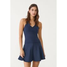 Stradivarius Jupe-short patineuse  Marine L