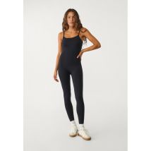 Stradivarius Combi-pantalon sans coutures  Noir XS
