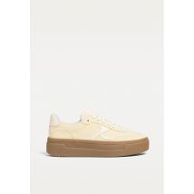 Stradivarius Sneakers flatform  JAUNE  38