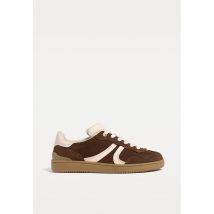 Stradivarius Baskets casual cuir  MARRON 36