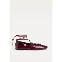 Stradivarius Ballerines lacées  BORDEAUX  41