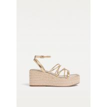 Stradivarius Chaussures compensées en jute  OR 35