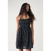 Stradivarius Robe fluide courte froncée  Noir S