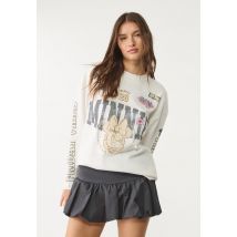 Stradivarius Top manches longues Minnie  Écru L