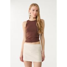 Stradivarius Jupe-culotte courte en lin  Pierre M