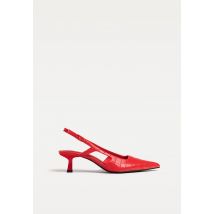 Stradivarius Chaussures kitten heels type mules  ROUGE  36