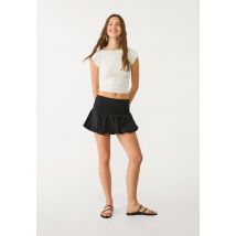 Stradivarius Minijupe-culotte balloon  Noir M