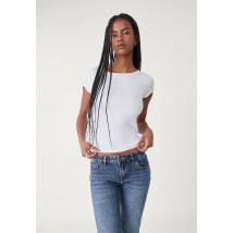 Stradivarius T-shirt à col bateau  Blanc S