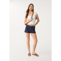 Stradivarius Micro short en denim  DENIM DÉSENCOLLÉ DÉLAVÉ 34