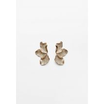 Stradivarius Boucles d’oreilles éventail émail  Or OS