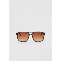 Stradivarius Lunettes de soleil style rétro  Marron OS