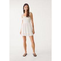 Stradivarius Robe courte fluide  Blanc S