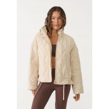 Stradivarius Veste matelassée  Écru S