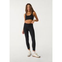 Stradivarius Leggings coton couture invisible  Noir L